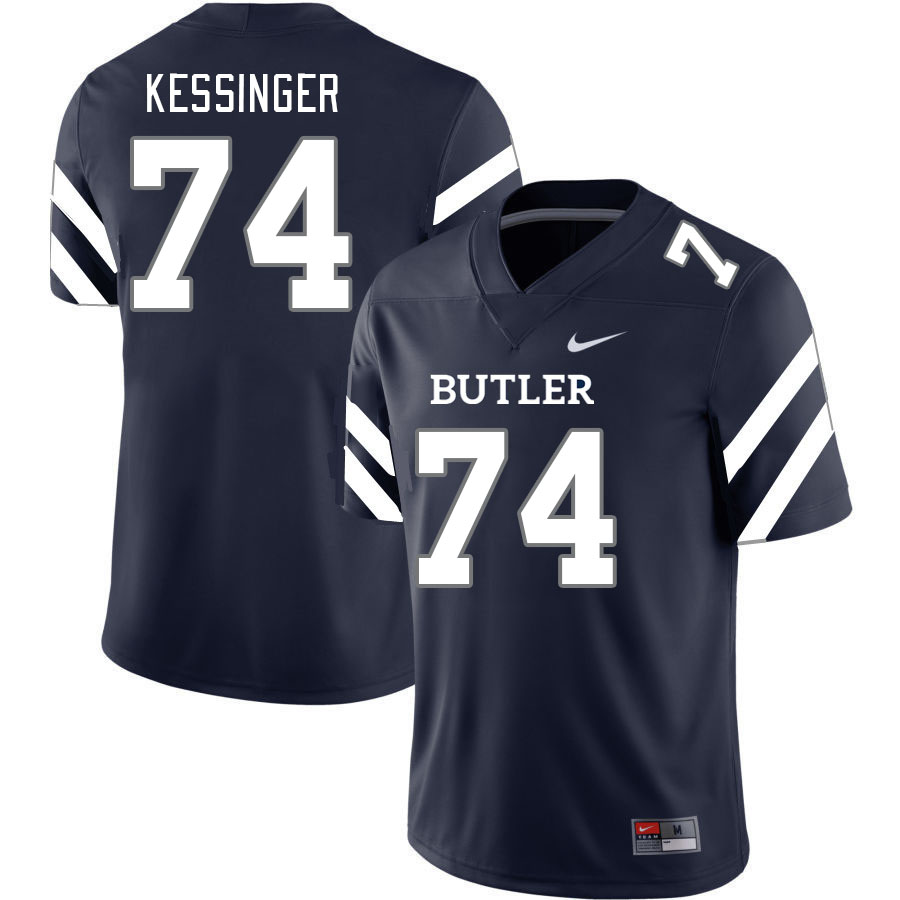 Men-Youth #74 Luke Kessinger Butler Bulldogs 2023 College Football Jerseys Stitched-Navy